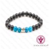 Pulseira Signo Capricórnio Apatite Azul