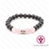 Pulseira Signo Touro Quartzo Rosa