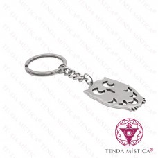 Porta Chaves Prata Mocho