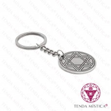 Porta Chaves Prata Estrela Davi