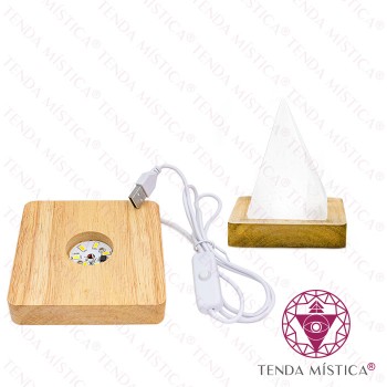 Base Led - Quadrada Branca L
