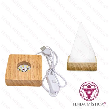Base Led - Quadrada Branca M