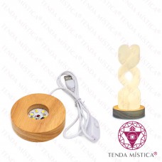 Base Led - Circular Amarela M