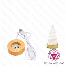 Base Led - Circular Branca S