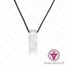 Colar Selenite Barra Bruto