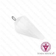 Pendente Selenite Prisma Pirâmide