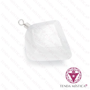 Pendente Selenite Losango