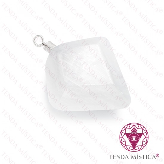 Pendente Selenite Losango