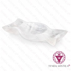 Selenite Taça Triple Moon 18cm