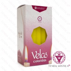 Velas 20cm Amarelas