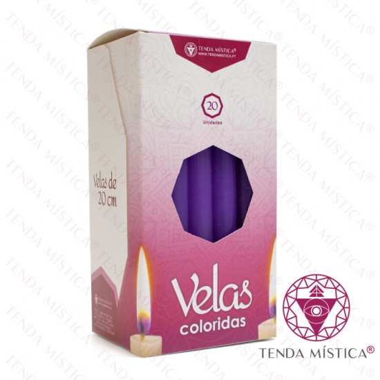 Velas 20cm Roxas