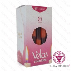 Velas 20cm vermelhas & Pretas