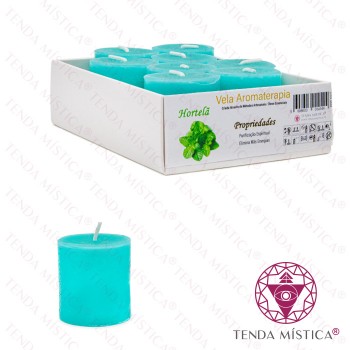 Vela Aromática pack8 - Hortelã