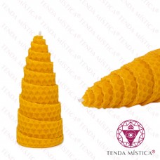 Vela favo de Mel Cone 10 x 4.5 cm