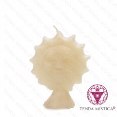 Vela Figura Sol Branco