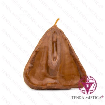 Vela Figura Vagina Mel
