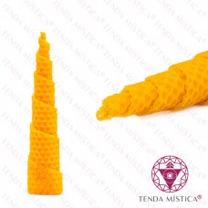 Vela favo de Mel Cone 15 x 3 cm