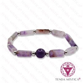 Pulseira Ametista com Bola
